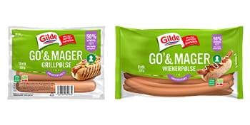 Gilde Go' & Mager grillpølser og wienerpølser.