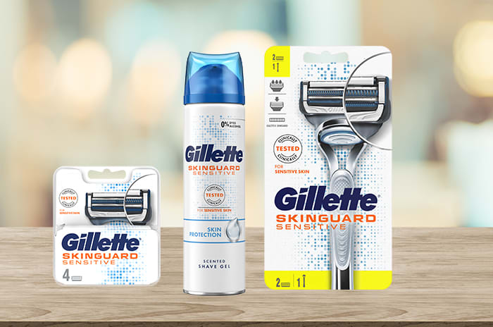 Nyheten Gillette Skinguard Sensitive er utviklet spesielt for nordiske menn.