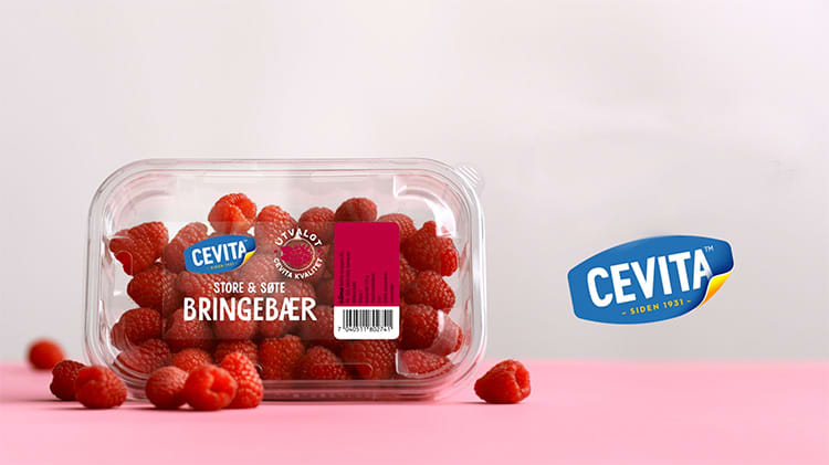 Cevita-bringebærene er fulle av smak, friske og har perfekt form.