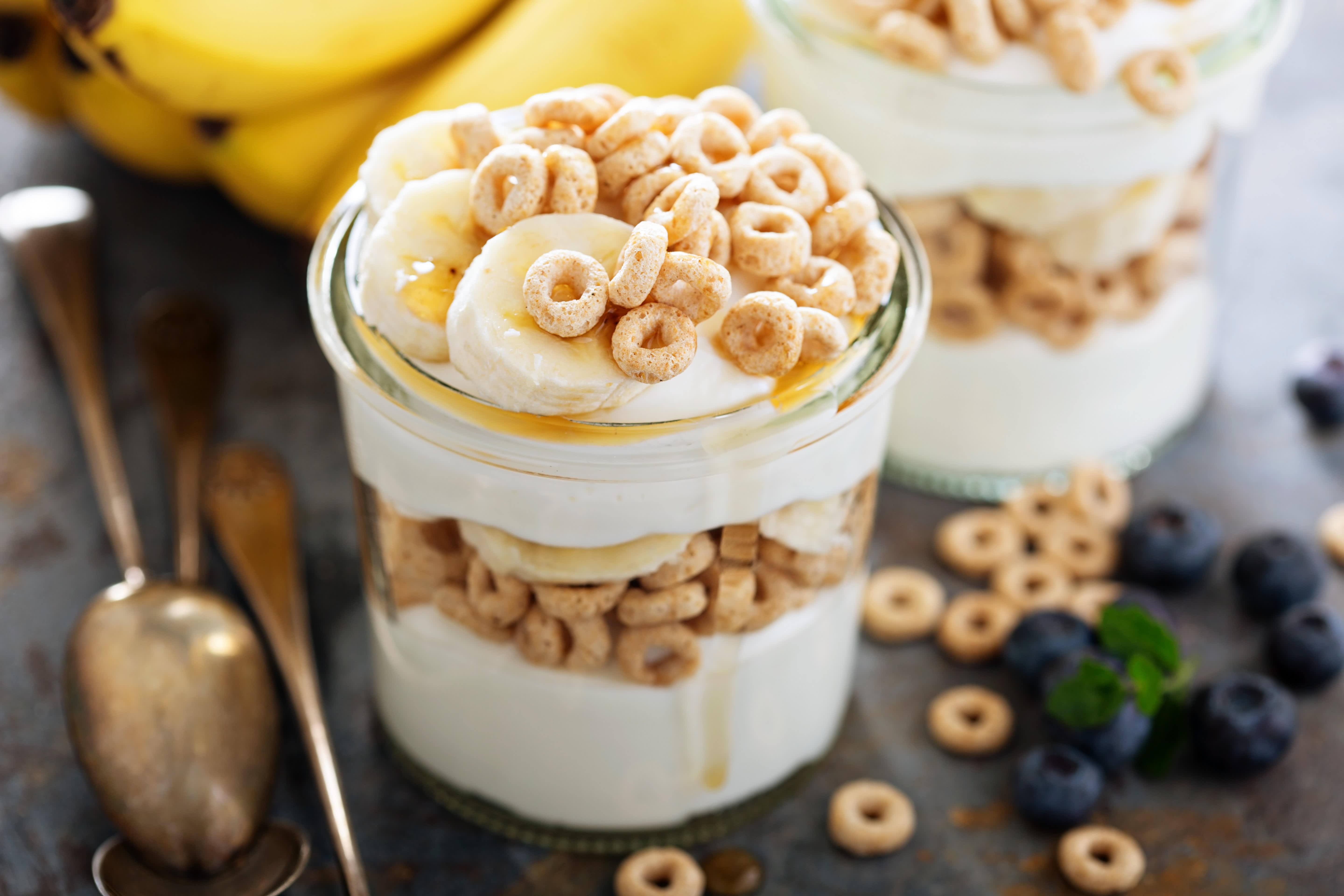 Frokostblanding med yoghurt.