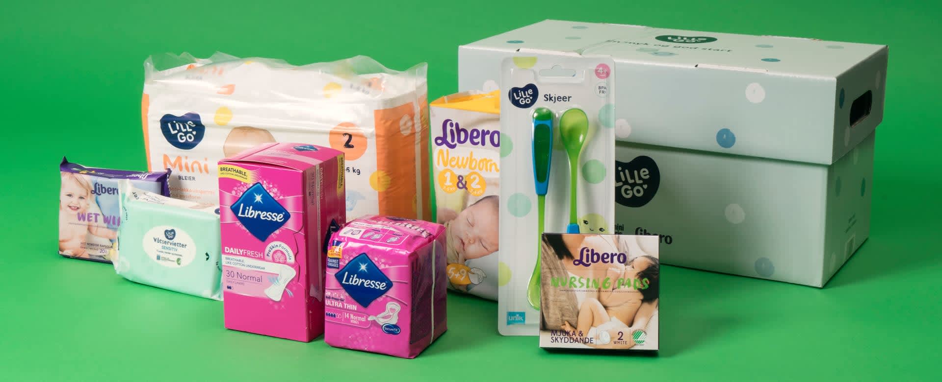 KIWI Startpakke er en babypakke og er et gratis tilbud til alle KIWI PLUSS-kunder.