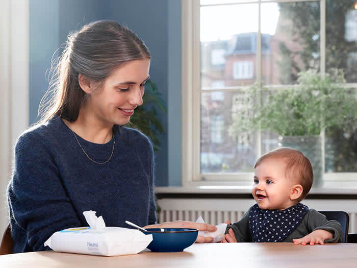 Neutral Baby Wipes er blant våtserviettene som er ekstra milde mot huden, og passer godt både til ansiktsvask og bleieskift.