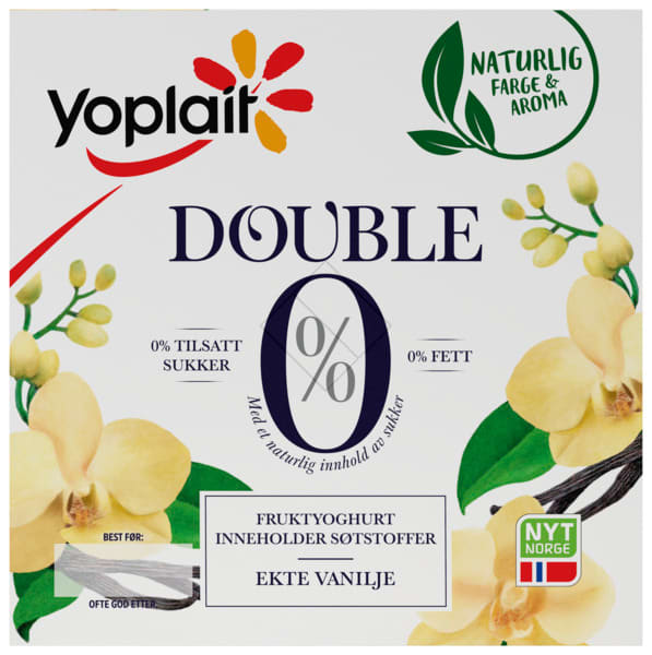 Yoplait Double 0% vanilje