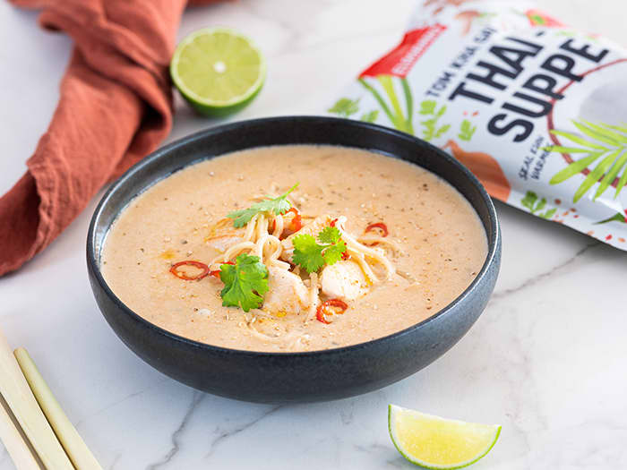 Eldorado Tom kha gai thaisuppe (Finnes i utvalgte KIWI-butikker)