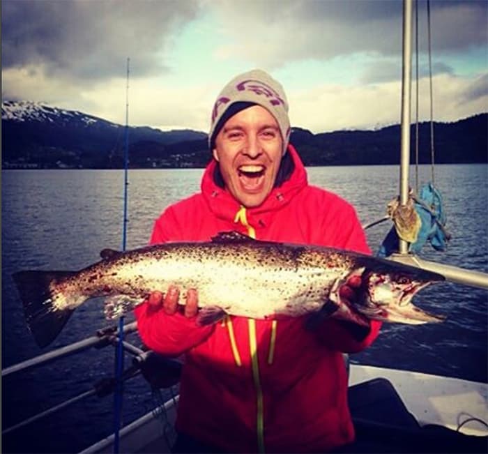 Snakk om fiskeglede! What a catch. FOTO: @hildegunnulv