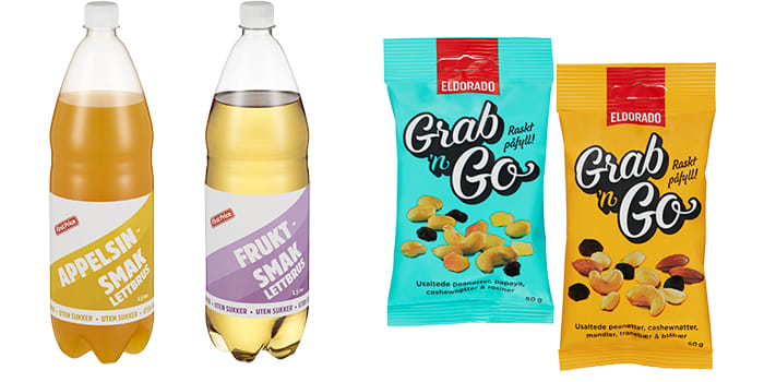 First Price sukkerfri brus og Eldorado nøtteblandinger er blant nyhetene hos KIWI.