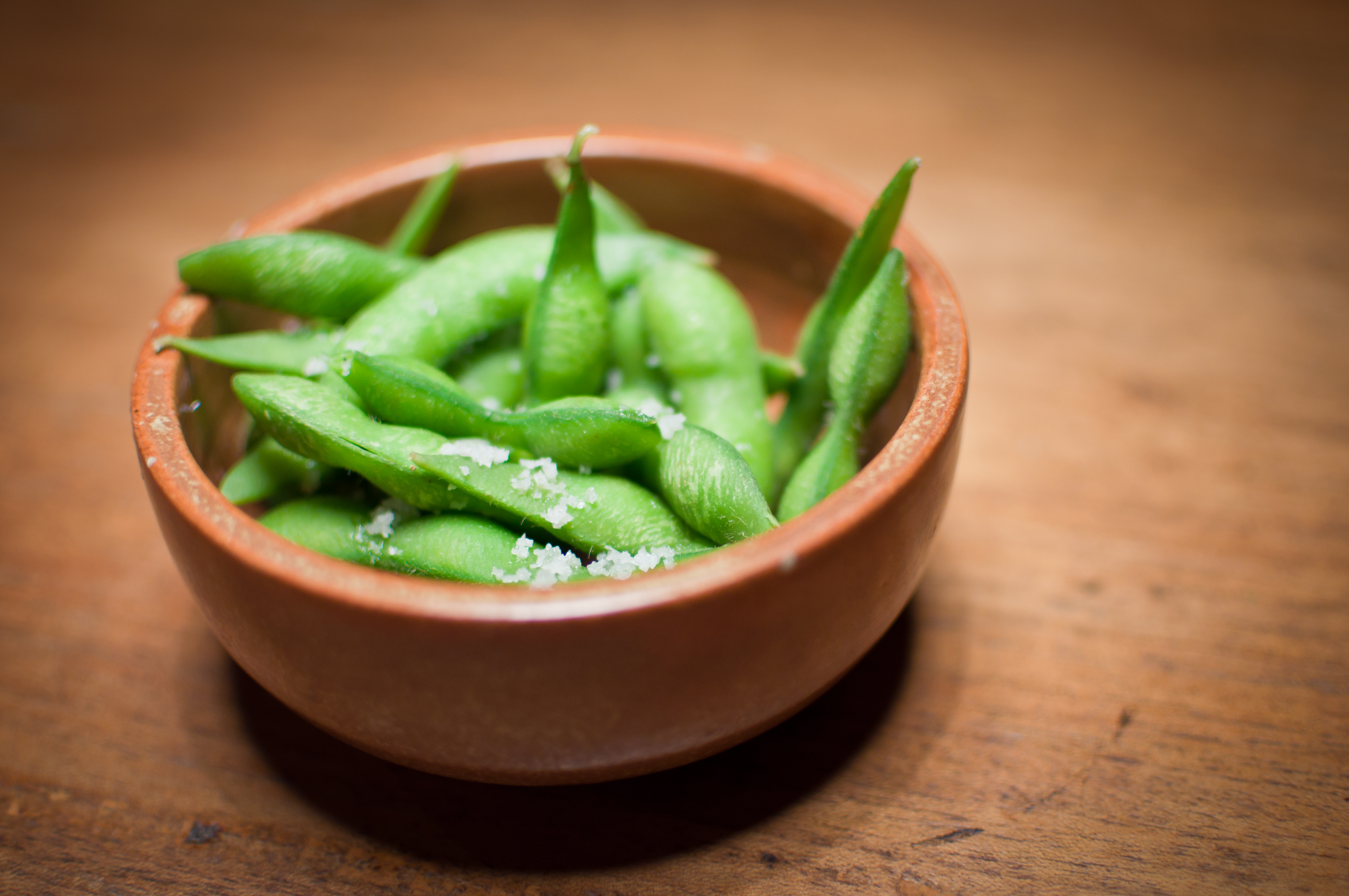 Edamamebønner med salt