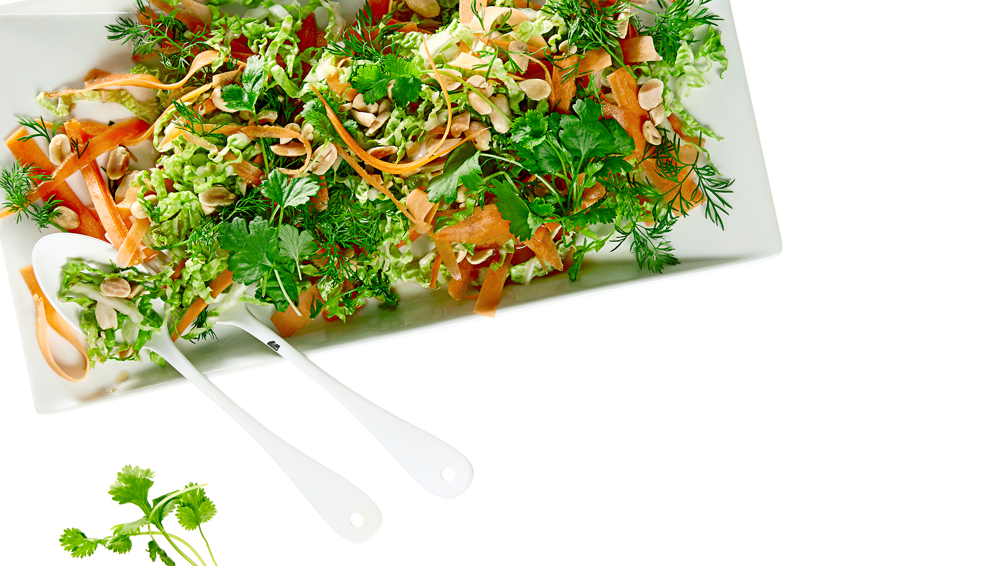 Gulrotsalat med kinakål og lime