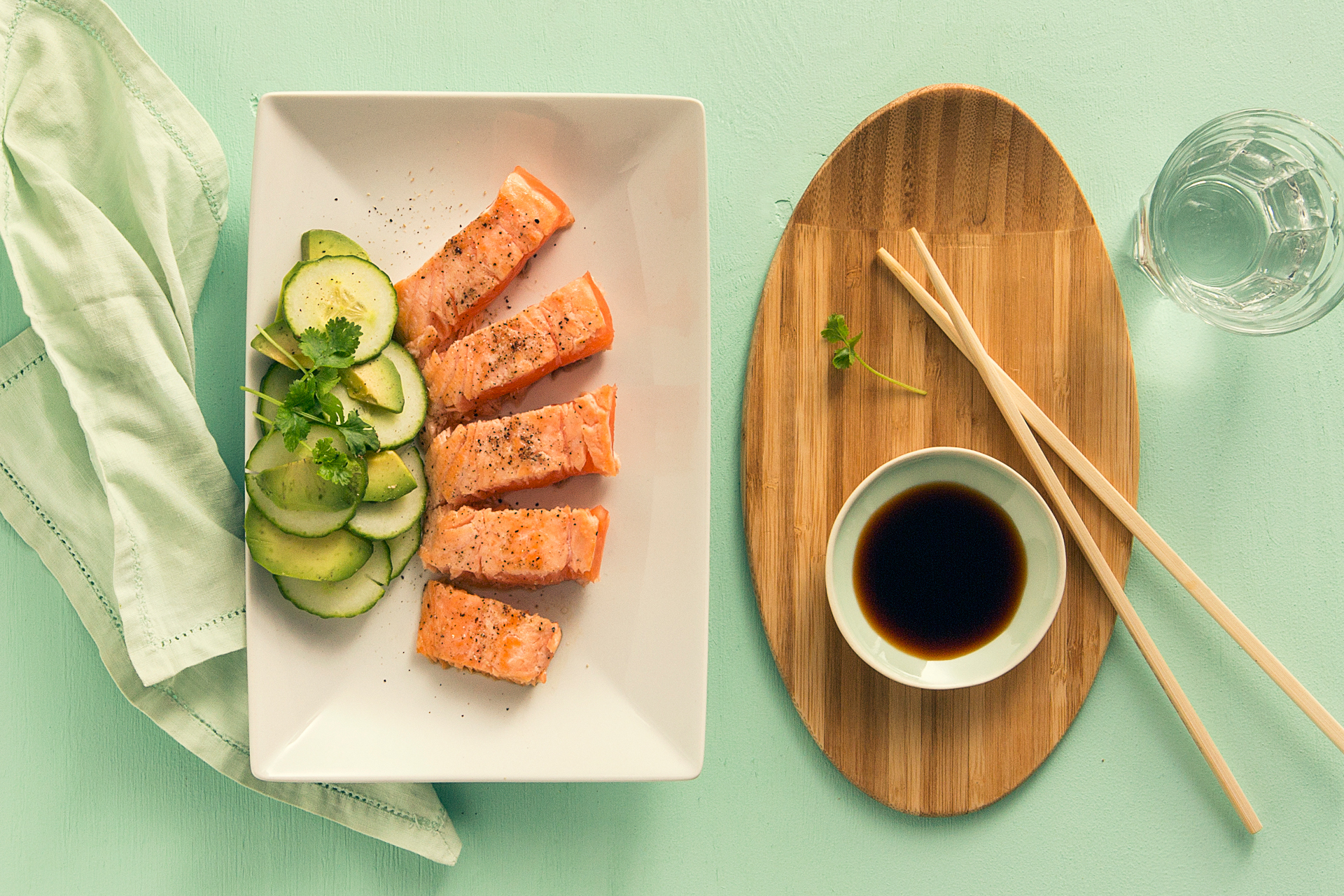 Tataki av laks
