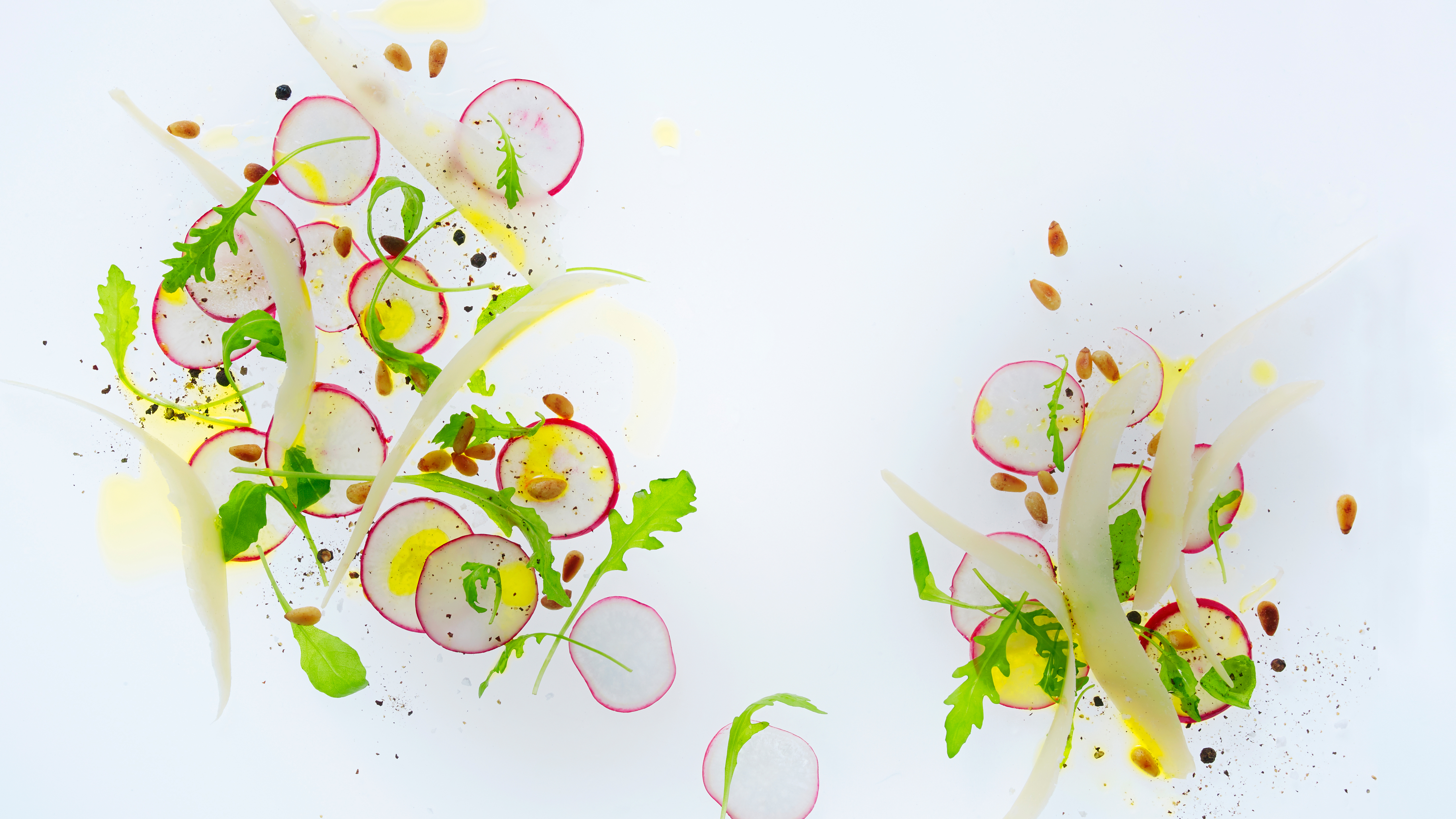 Carpaccio av reddiker