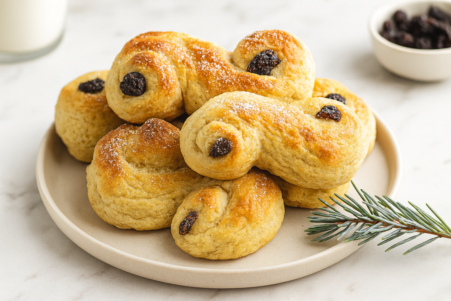 Allergivennlige lussekatter