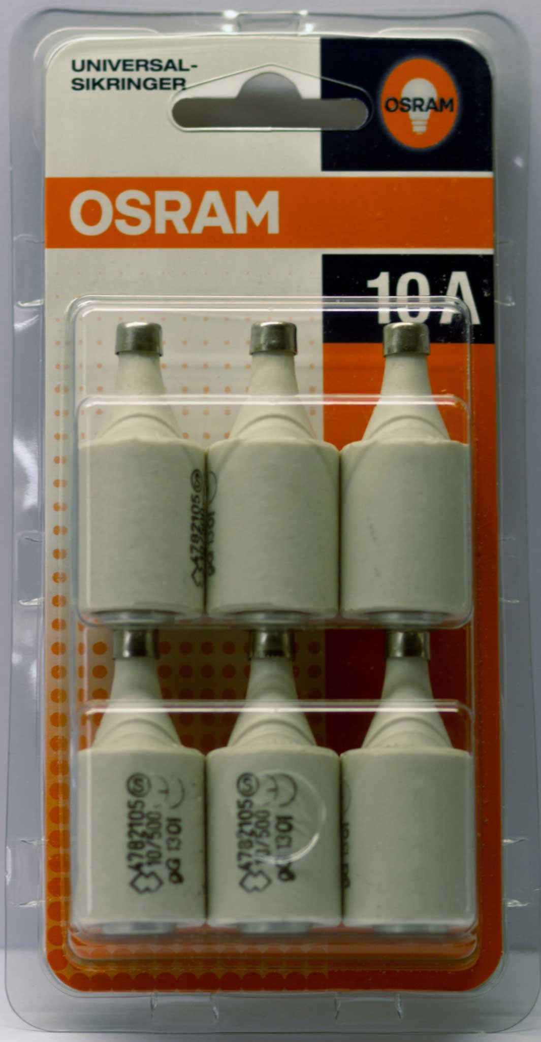 Sikringer 10a 6stk Osram
