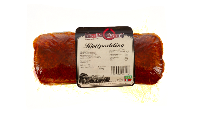 Kjøttpudding 500g Toten Kjøtt