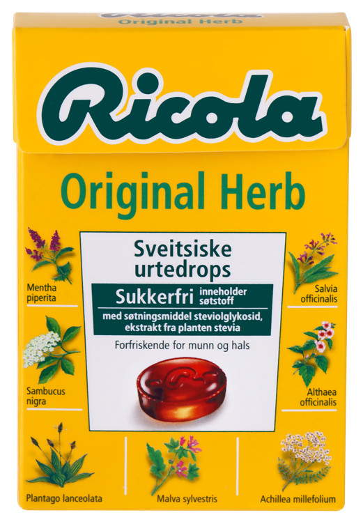 Ricola Original m/Stevia 50g