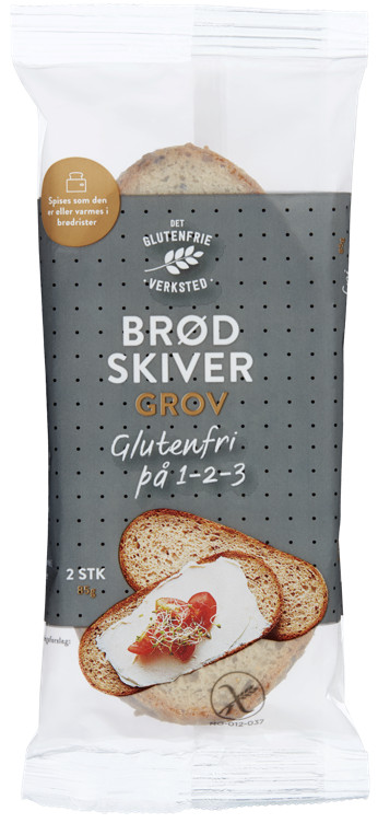 Brødskiver Grove glutenfri 2pk Dgv