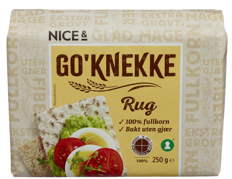 Go'Knekke Rug 250g Nice