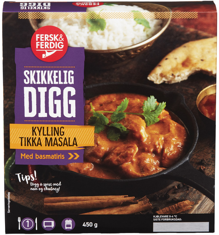 Kylling Tikka 450g Fersk&Ferdig