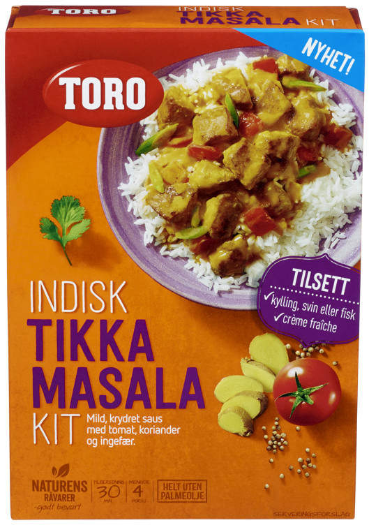 Tikka Masala Kit Indisk 294g Toro
