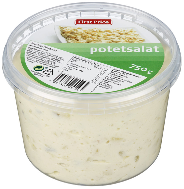 Potetsalat 750g First Price