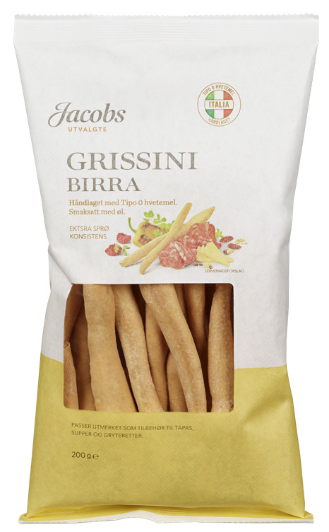 Grissini m/Øl 200g Jacobs Utvalgte