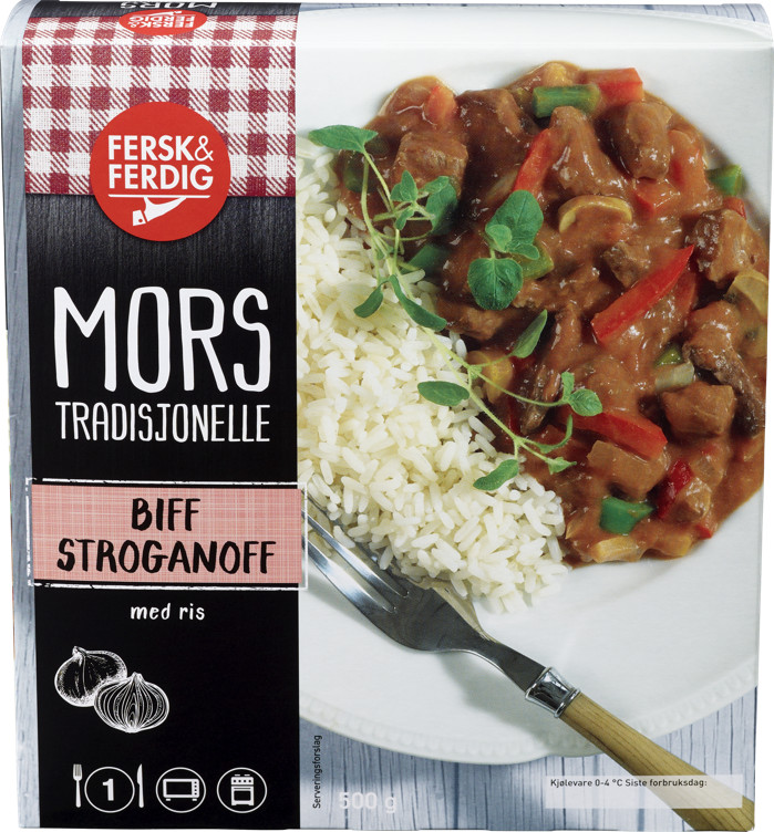 Biff Stroganoff 500g Fersk&Ferdig