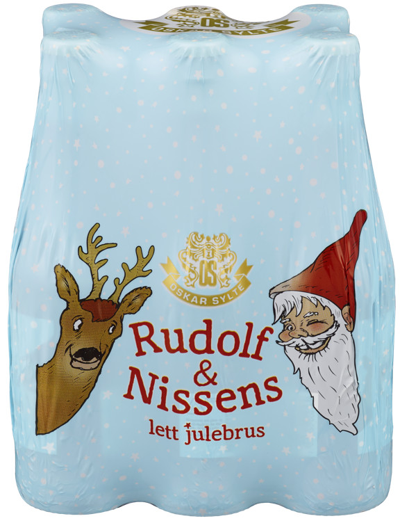 Rudolf & Nissens Julebrus Lett 0,33lx6 flaske