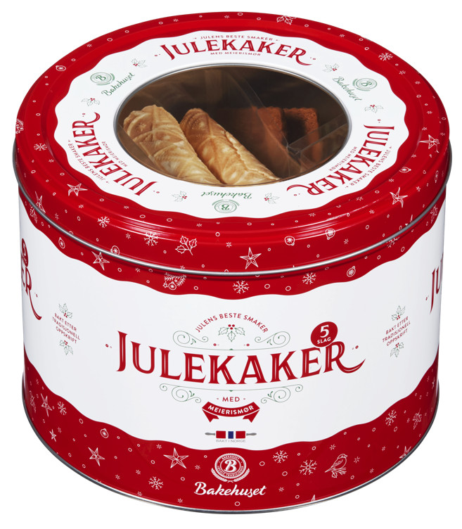 Julekaker 5 Slag 550g Bakehuset