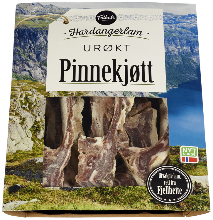 Pinnekjøtt Urøkt Hardangerlam Ca1,3kg Folkets