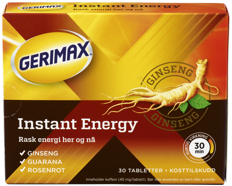 Gerimax Extreme Energi 30stk - 🧾Kassalapp