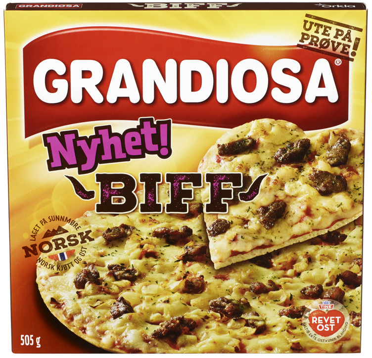 Grandiosa Pizza Biff 505g