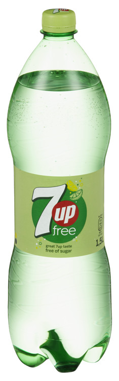 7up Free 1,5l flaske