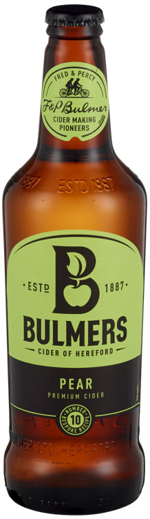 Bulmers Cider Pear 0,5l flaske