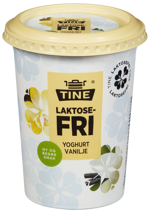 Yoghurt Vanilje Laktosefri 500g Tine