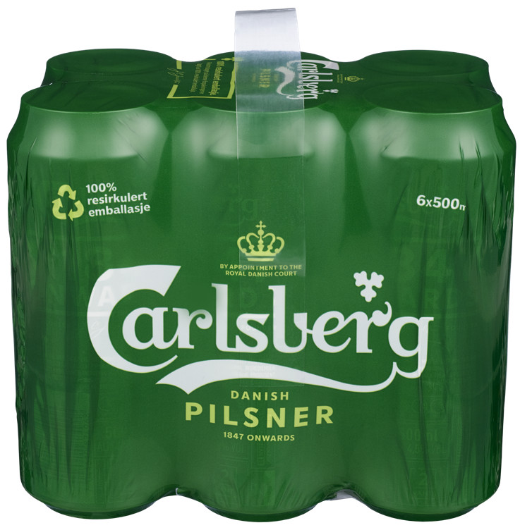 Carlsberg Pilsner 0,5lx6 boks