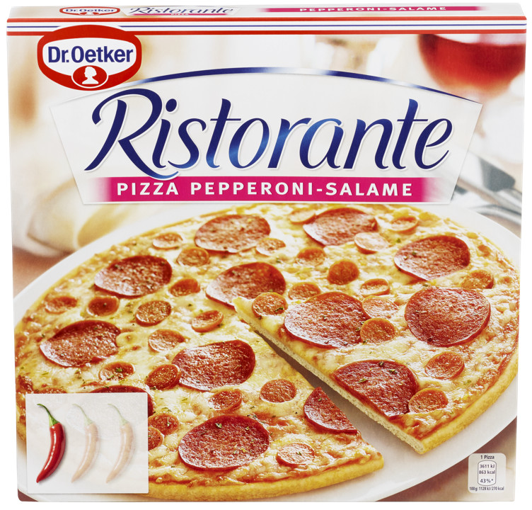 Ristorante Pizza Pepperoni/Salame 320g Dr.Oetker