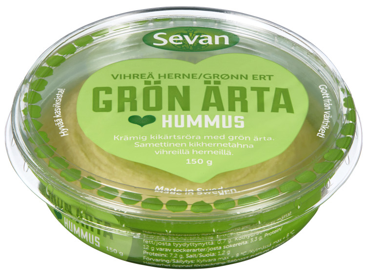 Hummus Grønn Ert 150g Sevan