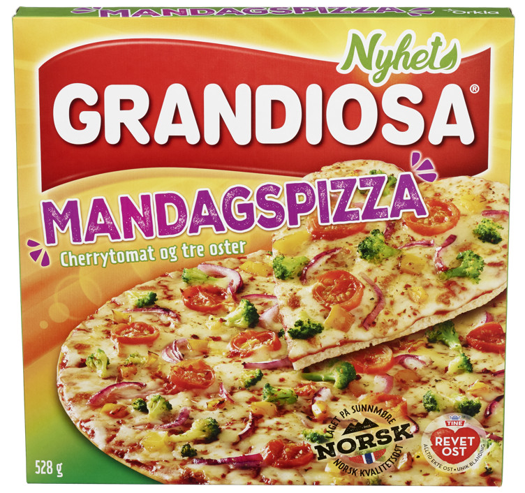 Grandiosa Pizza Mandagspizza 528g