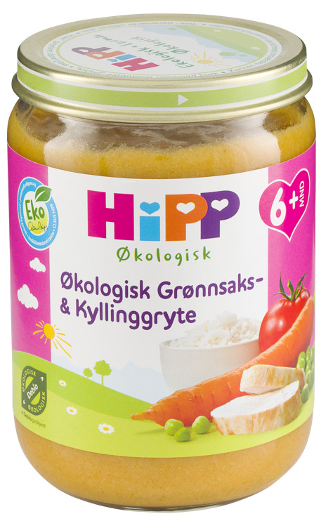 Kyllinggryte Økologisk 6mnd 190g Hipp