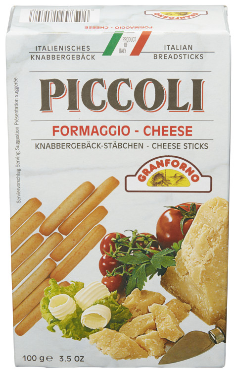 Grissini Piccoli m/Parmesan 100g Granforno