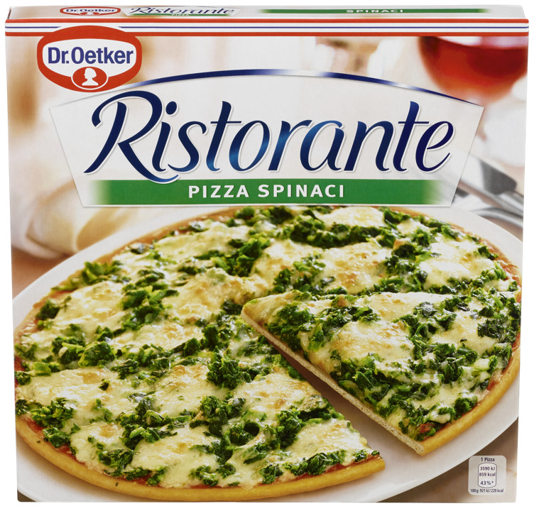 Ristorante Pizza Spinaci 390g