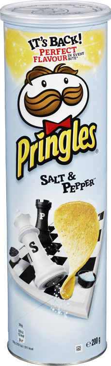 Bilde av Pringles Salt&Pepper 200g