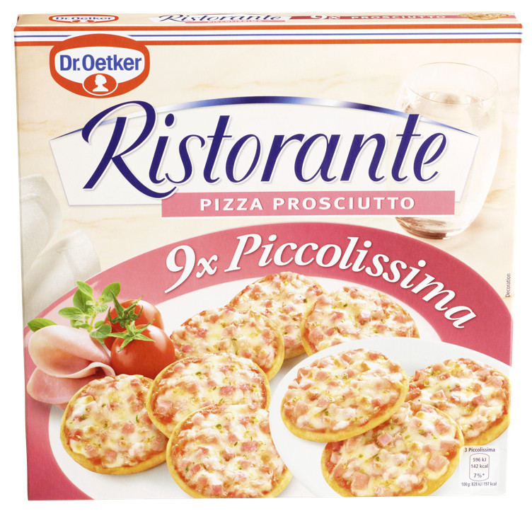 Ristorante Pizza Prosciutto Piccolissima 9stk