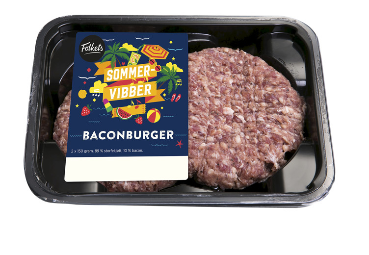 Baconburger 2x150g Sommervibber