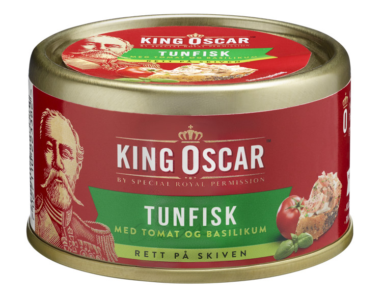 Tunfisk Tomat&Basilikum 85g King Oscar