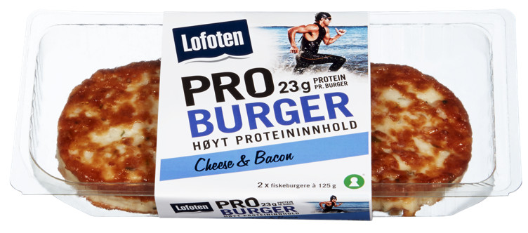 Proburger Cheese&Bacon 2x125g Lofoten