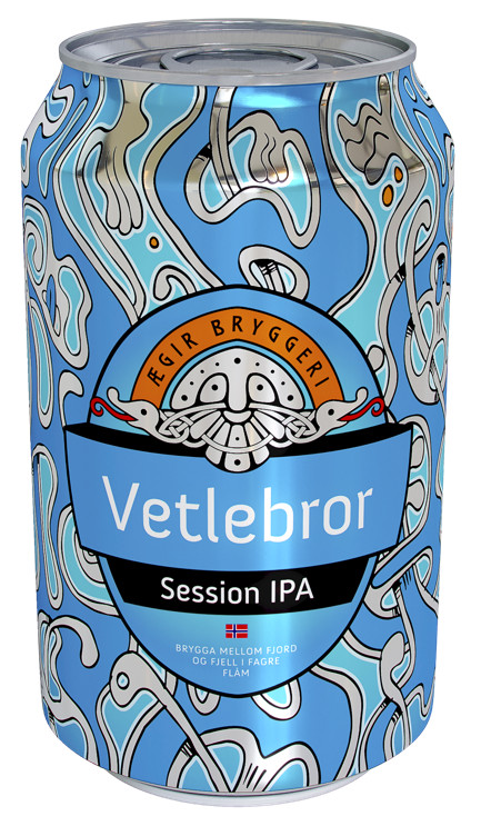 Ægir Vetlebror Ipa Session 0,33l boks