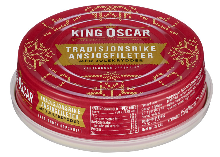 Juleansjos Filet 150g King Oscar