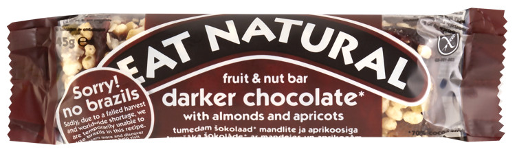 Eat Natural Bar Dark Choc 70% 45g
