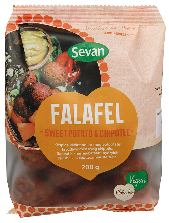 Falafel Fersk Sweet Potato& Chipot 200g Sevan