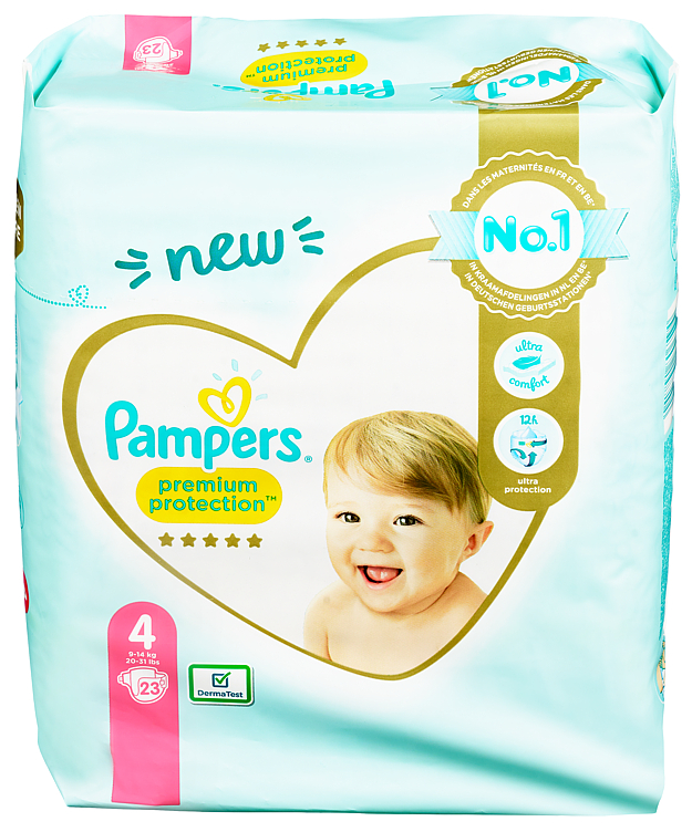 Pampers Premium Protect S4 9-14kg 23stk